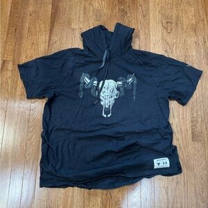 Under Armour Project Roxk Black Graphic Men's Shirt with Hood